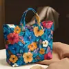 2026 Nuevo Sitio Independiente Transfronterizo Temu Bolso de Mano Impermeable PVC+Lona Portátil de Viaje Bolso de Hombro Bolso Tote