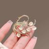 Broche Exquisito de Cisne Olho de Gato Corsage de Temperamento de Alta Qualidade para Mulheres Moda Pin Personalizado Acessórios para Gola de Roupa