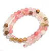 Pulsera de Cristal con Perlas de Cáscara de Sandía Helada, Accesorios de Joyería Hechos a Mano, Material para Joyería Semicabada, Venta Directa