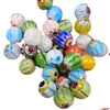 Teto de vidro contas escovadas imitação de Jade contas soltas pulseira diy colar contas de Buda acessórios de joias contas contas feitas à mão
