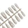 Linhas Dinâmicas Olho de Gato Prateado Textura de Alto Padrão Elegante Estilo Menina Estilo Irmã Real Clareamento Manicure 30-t Manicure Usável