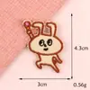 Parche Bordado Termofusible de Animales de Dibujos Animados Pegatinas de Tela Coreanas DIY Souvenir Hecho a Mano Pegatinas de Parche Accesorios Etiquetas de Tela para Planchar