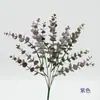 Plástico de Simulación Mango Pequeño Tallo Largo Eucalipto Decoración del Hogar Flor Simulación Eucalipto Estilismo de Boda Arreglo Floral Arte Floral