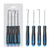 Juego de 4 ganchos para retenes de aceite de forma especial, herramientas para reparación de neumáticos y mantenimiento de automóviles, kit de extracción de retenes de aceite con destornillador extractor