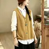 Nuevo Chal de Punto Calado con Cuello en V de Moda para Mujer Verano 2026, Camisa Casual de Manga Larga Rayada Fina para Aire Acondicionado
