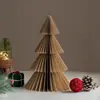 Árbol de Navidad de Papel Transfronterizo Adornos de Oficina Adornos de Escritorio para el Hogar Árbol de Navidad Set de Decoración Navideña Navidad