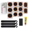 Kit de Reparo de Pneu de Motocicleta e Veículo Elétrico Transfronteiriço com Cola para Remendo e Espátula para Pneu Ferramenta Portátil para Reparo de Pneu de Bicicleta