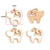 Accesorios para Joyería de Aleación con Goteo de Aceite Hechos a Mano Colgante de Gato Gatito Blanco y Negro Pulsera Collar Pendientes Colgante W478