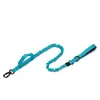 Cuerda de Tracción Reflectante con Doble Asa, Correa Táctica de Nylon para Perro, Correa Elástica para Perro para Exteriores, Arnés para Perro, Cuerda para Perro, Cadena para Perro, Retráctil