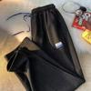 2023 Nova calça casual solta masculina estilo coreano elegante calças all-matching verão fino drop-down calça esfregão de pernas largas