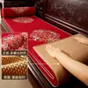 Cojín de sofá de secuoya, alfombrilla de asiento refrescante de doble cara para verano, estilo chino nuevo, adecuado tanto para invierno como para verano, base de sofá de madera maciza, antideslizante, hecho a medida