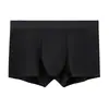Roupa Íntima Masculina Boxer de Algodão Puro Sem Costura com Grafeno Antibacteriano Respirável Tamanho Grande Calça Jovem