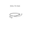 Pan DIY Cadena Hueso de Serpiente Metal Acero Inoxidable Impermeable Sin Decoloración Pulsera de Joyería Tejida a Mano Combinación Aleatoria