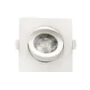 Al por mayor de fábrica Downlight LED para techo de sala de estar tienda de centro comercial lámpara de techo de plástico empotrada ángulo ajustable