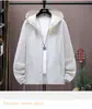 Ropa de Verano con Capucha para Protección Solar para Hombre, Estilo Casual Delgado, Marca de Moda Exterior Nueva 2024, Chaqueta Fresca y Ligera, Protección UV