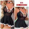 Comercio exterior transfronterizo lencería sexy talla grande perspectiva sirvienta gratis Wish/AliExpress/Amazon suministro
