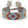 Pulsera nueva tejida a mano Correa de muñeca simple europea y americana Estilo bohemio Cinta de pareja en blanco Cuerda de mano DIY