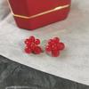 Pendientes de lujo ligeros para mujer, pendientes de perla con diseño retro francés de nicho, nuevos y elegantes pendientes.