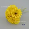 Ramo artificial de crisantemo africano atado a mano flor de seda de crisantemo fulang arreglo floral decoración floral para el hogar Flor de mano para novia