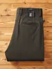 Pantalones largos de mezcla de algodón peinado de alta gama, engrosados y cepillados, nuevos para 2026, otoño/invierno, casual de negocios, corte holgado, pierna recta para hombre