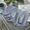 0150 Roupa Íntima Masculina Esportiva, Algodão Puro, Personalizada e Moderna, Estilo Verão Fino, Cueca Boxer Sem Costura para Homens