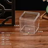 Caja Transparente de Acrílico en Stock, Caja de Cristal Transparente para Almacenamiento de Figuras Lego de Plástico, Caja Cuadrada Pequeña Moderna para Dulces