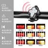 Luz LED parpadeante para bicicleta control remoto luz de advertencia de dirección ciclismo nocturno carrera nocturna luz trasera recargable luz de señal de flash