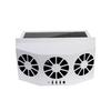 Coche nueva interfaz USB enfriador de coche ventilador de escape de coche circulación de aire escape ventilador de escape solar