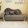 Sofá de tela para apartamentos pequeños, sala de estar moderna simple, vivienda de alquiler, tienda de ropa, chaise longue, sofá pequeño de dos plazas para dormitorio