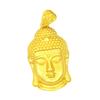 Pingente Buda da Paz Yongbao Pingente Antigo de Ouro de Areia Cabeça de Buda Vairocana Corrente de Suéter de Cobre Banhado a Ouro Estilo Tendência Nacional