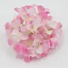 Cabeça de flor de hortênsia flor artificial flor artificial flor de seda arco de casamento estrada referência flor bola tiro adereços 54 peças