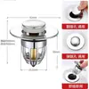 Lavabo Gris Gunmetal con Tapón Antiderrames, Núcleo Universal de Tapón de Rebote para Fregadero de Lavabo, Dispositivo de Tipo Pulsador Anti-Olores