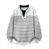 Outono/Inverno 2026 Novo Suéter Masculino Gola Redonda Falso Duas Peças Tricô Moda Jovem Camisa Básica Casual para Homens