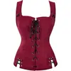Vestido Medieval de Camurça com Cadarço para Cross-Border Amazon Renaissance Steampunk Pirata