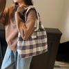 Bolso Minimalista de Moda para Mujer 2026 Primavera Nuevo Gran Capacidad Casual Cuadros Ruiying Bolso Cuadrado Pequeño Bolso Artístico de Axila