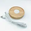 Fabricantes de Pórticos Suministran Base de Luz Nocturna LED Acrílico 3D Pequeña Nocturna Interruptor USB Iluminada Base de Madera