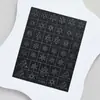 Celebridad de Internet Arte de Uñas Tamaño Pequeño Plantilla de Pintura en Spray Hueca Copo de Nieve Doble Uso Pistola Pulverizadora Pegatina Pegatina Decoración de Uñas Venta al por Mayor en Stock