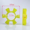 T95 tendón de res almohadilla hexagonal bomba de agua par rueda tendón de res elastómero flor de ciruelo rueda hexagonal 105 poliuretano bloque hexagonal punto