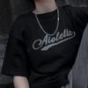 [Collar de protección de color de acero de titanio] Cadena cubana de pulido de seis lados, hebilla de reloj de hip hop para hombres y mujeres, hebilla de joyería, cadena de suéter de clavícula