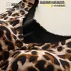 Colete Espesso Retro Sexy Estampa de Leopardo Escovado, Não Precisa de Sutiã, Roupa Íntima Picante para Meninas, Camada Base, Roupa Externa, Costas Bonitas, Lingerie Plus Size