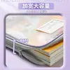 Bolsa de Armazenamento para Classificação de Assuntos, Bolsa Transparente para Documentos para o Início da Temporada Escolar, Bolsa de Papel de Teste Multicamadas em Forma de L para Estudantes e Alunos do Ensino Fundamental