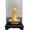 Ventas Directas de Fábrica Terciopelo Arena Dorada Guanyin Bodhisattva Buda Adornos para Atraer Riqueza y Seguridad Artesanías para el Hogar Venta al por Mayor