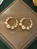 Moda Comercio Exterior Wholesale Elegante Sencillo Exagerado Brillante Redondo Collar de Perlas Conjunto de Joyería de Nicho para Mujer