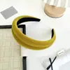 Nueva Diadema de Lujo de Gama Alta de Ala Ancha para Mujer con Diseño Cóncavo y Convexo, Parte Superior Alta para Cráneo, Muestra la Cara, Pasador Versátil para Mujer