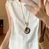 Novo Estilo Chinês Retrô Étnico Zen Colar Design de Nicho Temperamento Personalidade Madeira Moda Versátil Colar