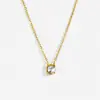 Collar Corto de Acero de Titanio para Mujer, Cadena para Clavícula, Colgante de Oro Rosa, Gargantilla Estilo Bosque, Joyería Incrustada con Diamantes, Diamante de Cuatro Puntas, Nuevo Modelo de Primavera
