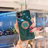 Capa de Celular Preta e Maçã Verde 17Air Roxo Rosa com Anel Magnético Galvanizado Adequada para iPhone 18 Pro Max