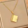 Collar de Acero de Titanio Popular Transfronterizo Carta de Amor para Pareja para Mujer, No se Desvanece, Corazón Abrible Grabado Cadena para Clavícula Venta al por Mayor