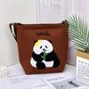 2024 Nuevo Bolso Tejido Bolso Tote Moda Coreana Bolso de Mano Gran Capacidad Estudiante Femenina Casual Bolso de Hombro Venta al por Mayor