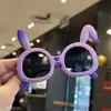 Nuevas gafas de sol polarizadas con forma de dibujos animados para niños, gafas de sol de silicona con diseño de conejito para fotos de hombres y mujeres, gafas de sol a prueba de rayos UV